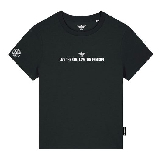 Damen T-Shirt STATEMENT "Live the ride"