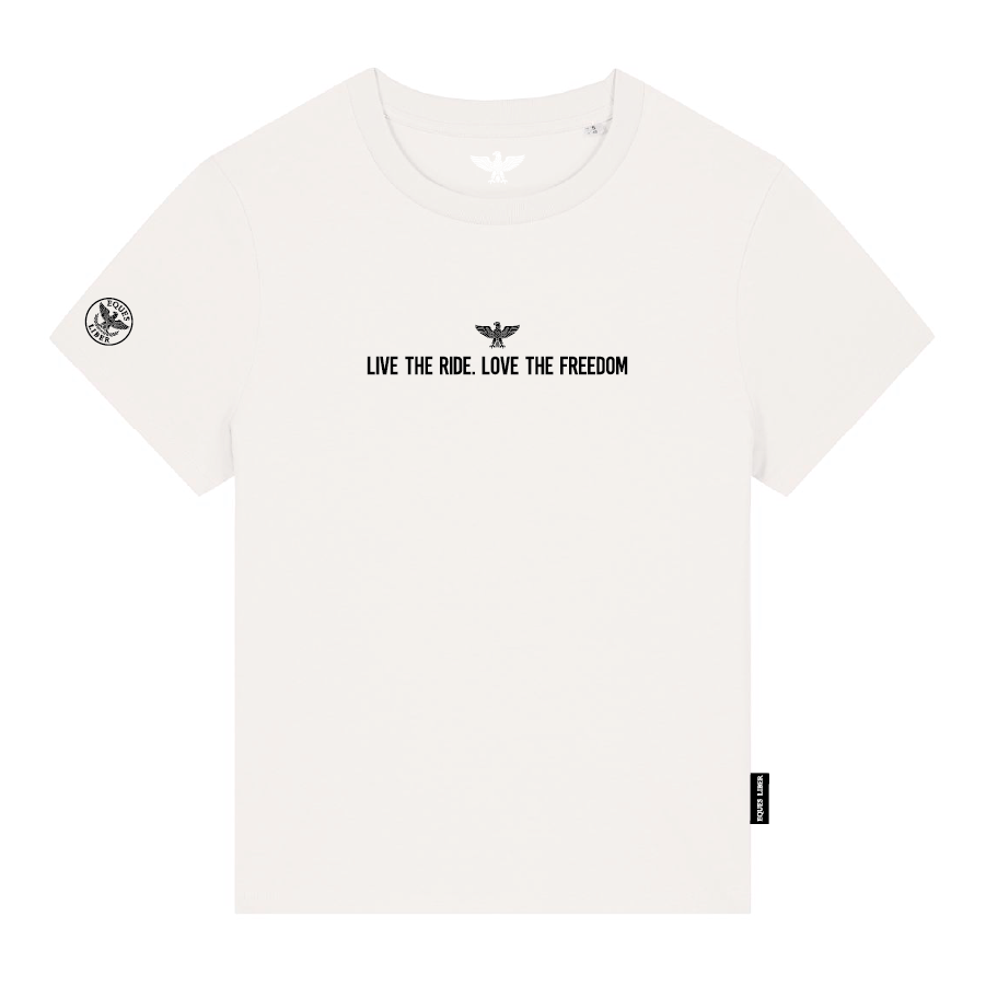 Damen T-Shirt STATEMENT "Live the ride"